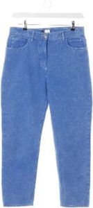 Balmain Pre-owned Voldoende katoenen jeans Blauw Dames