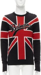 Balmain Pre-owned Wool tops Bruin Dames