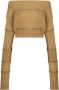 Balmain Boot Knit Jumper met boothals Brown Dames - Thumbnail 1