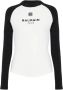 Balmain Retro PB bouclette jersey trui White Dames - Thumbnail 3