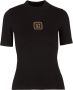 Balmain Retro PB T-shirt Zwart Dames - Thumbnail 1