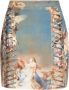 Balmain Hemels bedrukte canvas rok met veters Meerkleurig Dames - Thumbnail 5