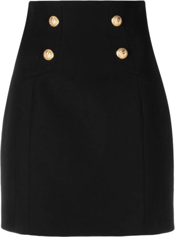 Balmain Short Skirts Zwart Dames