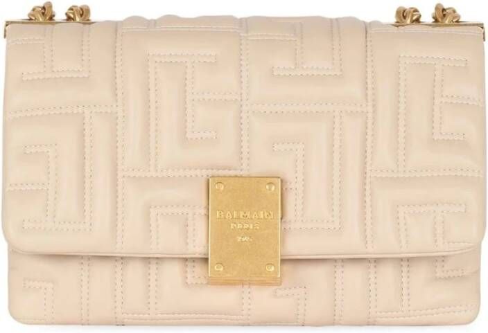 Balmain Shoulder Bags Beige Dames