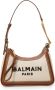 Balmain Totes B-Army bag in iridescent leather w leather insert in multi - Thumbnail 1
