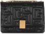 Balmain Zachte Gewatteerde Zwarte Tas met Kettingdetail Black Dames - Thumbnail 1
