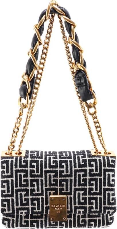 Balmain Shoulder Bags Zwart Dames