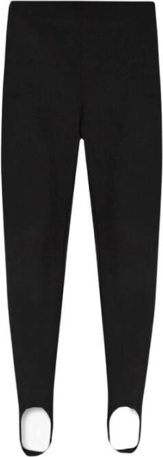 Balmain Grain de poudre form-hugging stretch trousers Black Dames