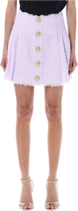 Balmain Skirts Paars Dames