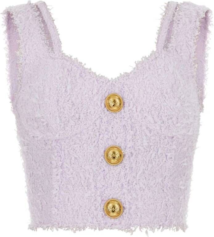 Tom Ford Velvet Bralette met Elastische Logozoom Brown Dames