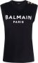 Balmain Katoenen T-shirt met logoprint Black Dames - Thumbnail 1