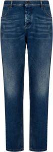 Balmain Slim-Fit Blauwe Jeans voor Heren Blauw Heren