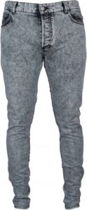 Balmain Slim-Fit Grijze Denim Jeans voor Heren Grijs Heren