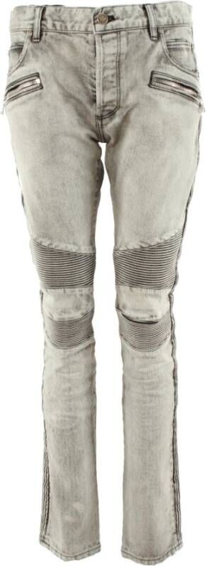 Balmain Slim-fit grijze jeans Grijs Heren