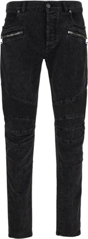 Balmain Slim-fit Jeans Zwart Heren