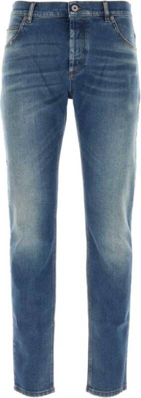 Balmain Slim-Fit Stretch Denim Jeans Blauw Heren