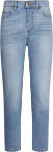 Balmain Slimfit-jeans Blauw Dames