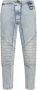 Balmain Geribbelde katoenen slim-fit jeans Blauw Heren - Thumbnail 1