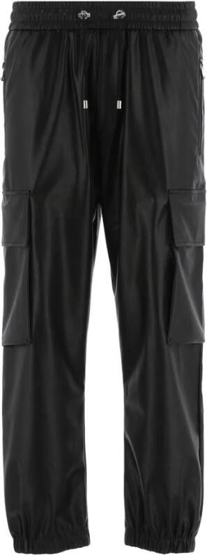 Balmain Smalle Tapered Broek Zwart Heren