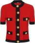 Balmain Vest met korte mouwen Rood - Thumbnail 1