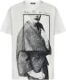 Balmain Witte T-shirts en Polos met Fotografische Print White Heren - Thumbnail 1