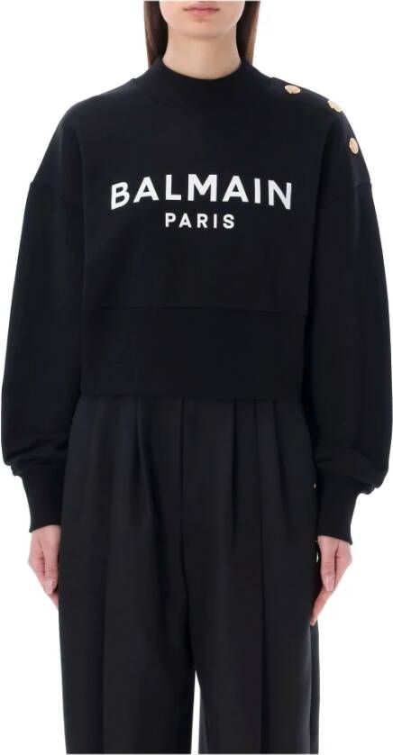 Balmain Sweatshirt Zwart Dames