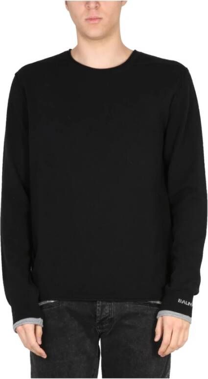 Balmain Sweatshirt Zwart Heren