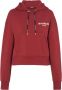 Balmain Cropped hoodie Rood - Thumbnail 1