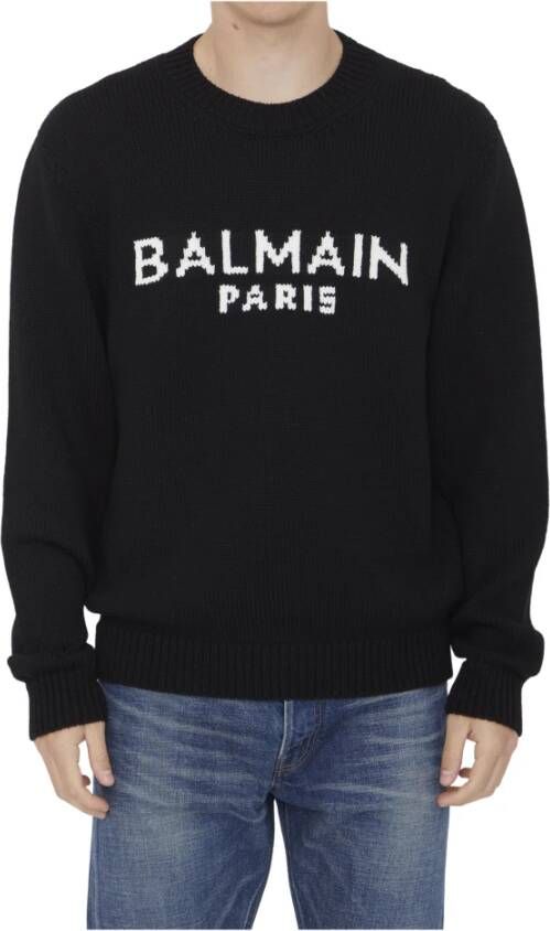 Balmain Sweatshirts Zwart Heren
