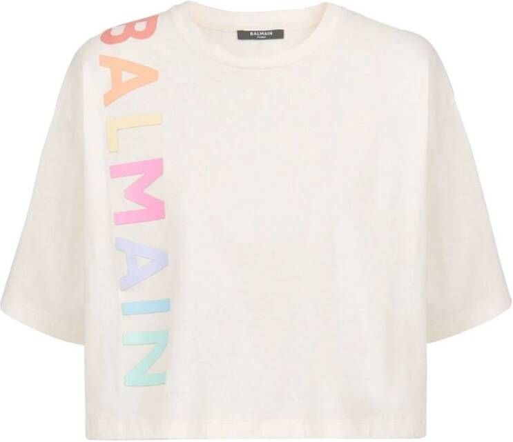 Balmain T-shirt Beige Dames