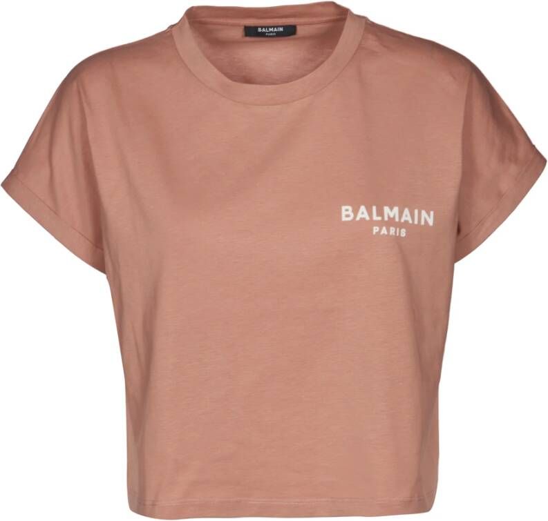Balmain T-shirt Beige Dames