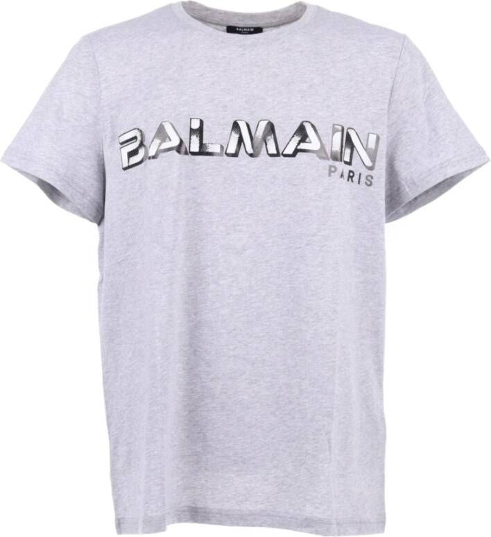 Balmain T-shirt Grijs Heren