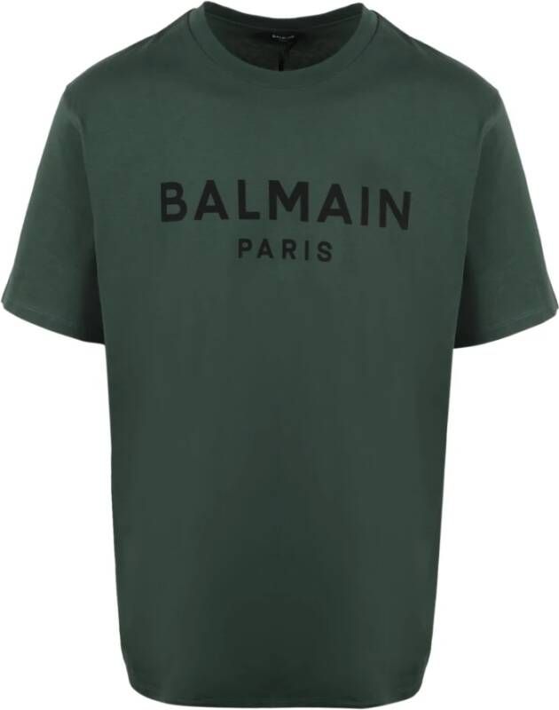 Balmain T-shirt Groen Heren