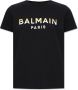 Balmain Klassieke pasvorm Zwarte T-shirts en Polos Zwart Dames - Thumbnail 1