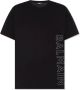 Balmain Zwarte T-shirts en Polos met XL Ingedrukt Logo Zwart Heren - Thumbnail 1