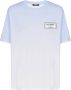 Balmain T-shirt met rubberen patch en kleurverloop Blauw Heren - Thumbnail 1