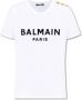 Balmain Logo T-shirt White Dames - Thumbnail 1