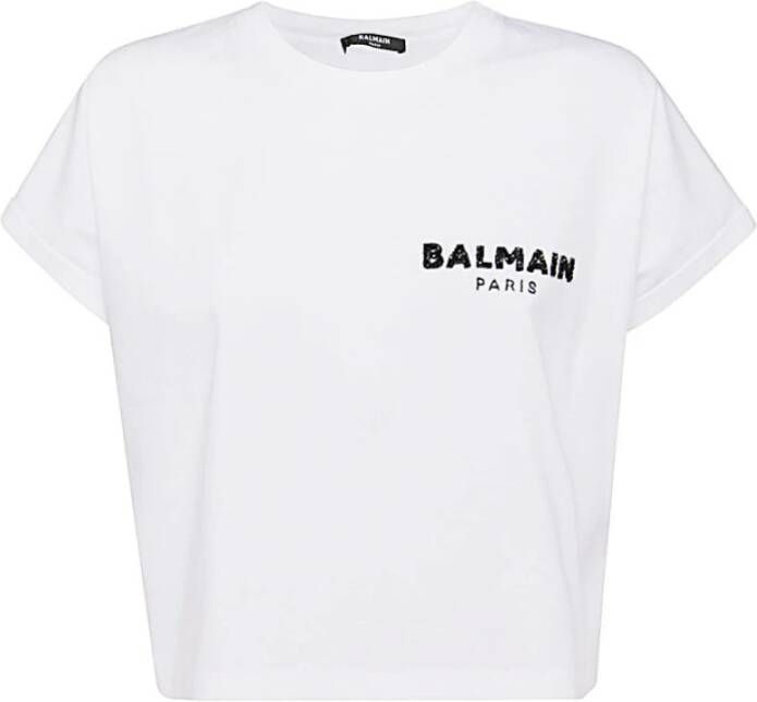 Balmain T-shirt Wit Dames