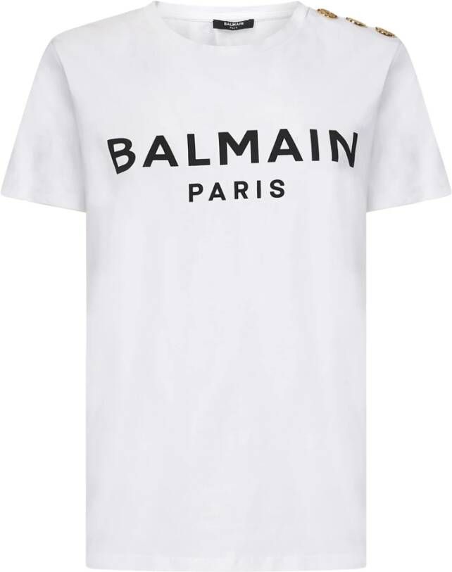 Balmain T-shirt Wit Dames