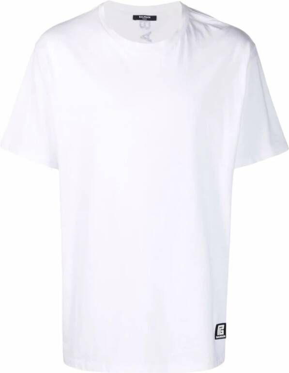 Balmain T-shirt White Heren