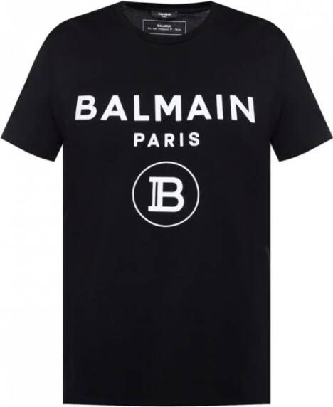 Balmain Men's; Polo Shirt Zwart Heren