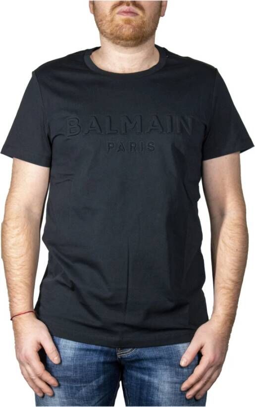 Balmain T-shirt Zwart Heren