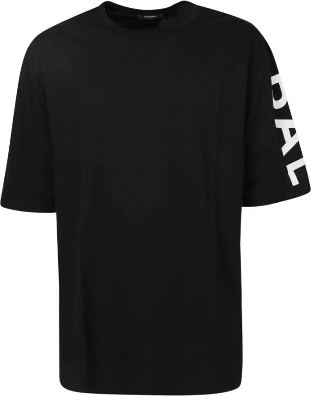 Balmain T-shirt Zwart Heren