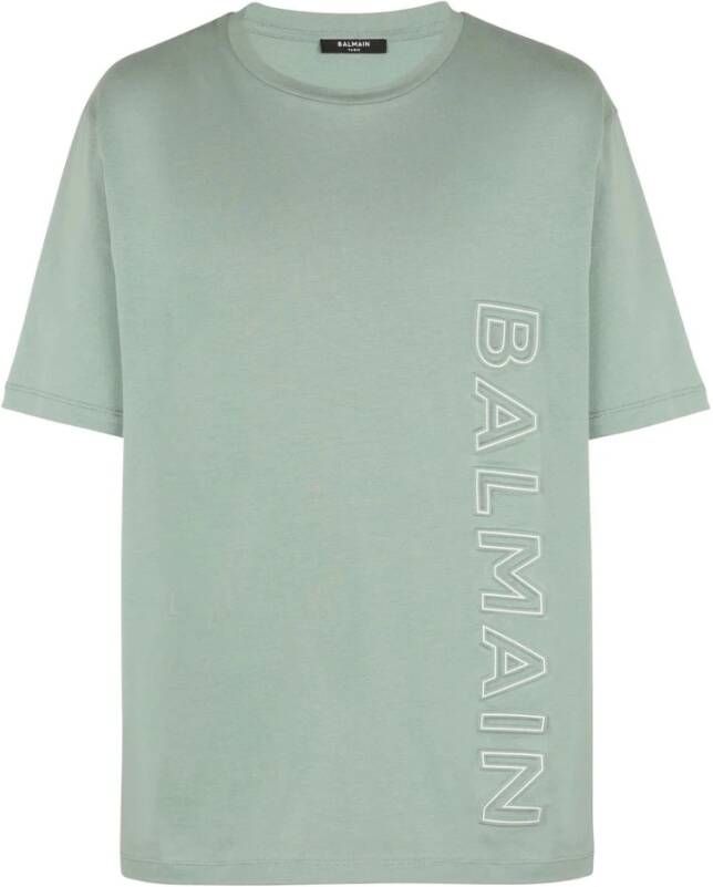 Balmain T-Shirts Groen Heren