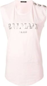 Balmain T-Shirts Roze Dames