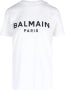 Balmain Organisch Katoenen Logo T-Shirt Wit Dames - Thumbnail 8