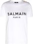 Balmain Organisch Katoenen Logo T-Shirt Wit Dames - Thumbnail 6