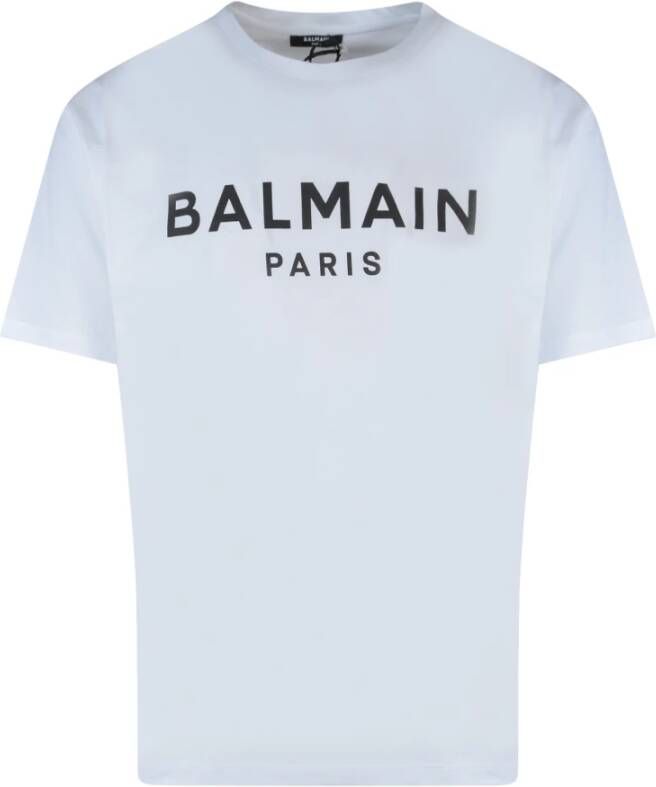 Balmain T-Shirts Wit Heren