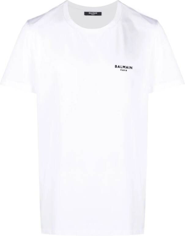 Balmain T-Shirts Wit Heren