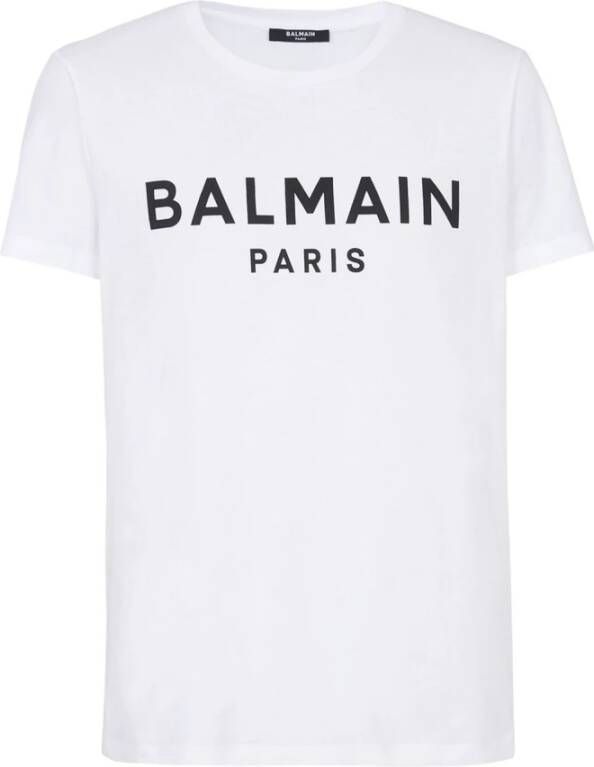 Balmain T-Shirts Wit Heren